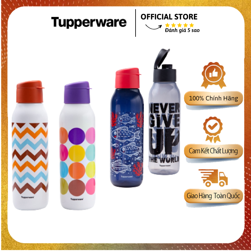 Bình Nước Tupperware 750ml Eco Fancy - Tupperware Mall Chợ Lớn