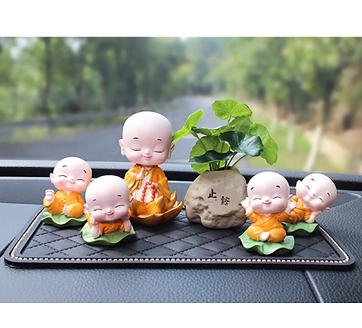 [HCM]bộ 05 chú tiểu lá sen