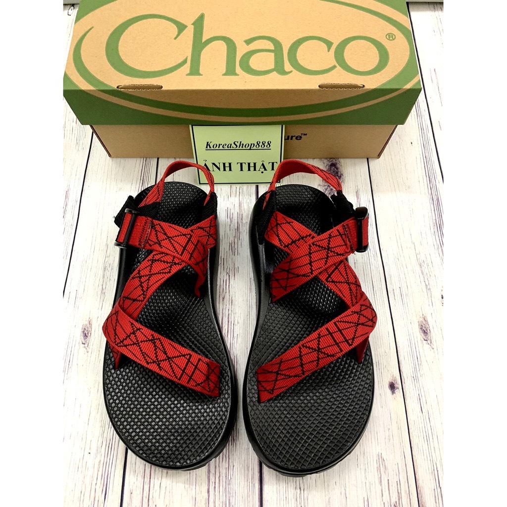 Sandal Chacco Đỏ Mới Đế Êm Gía Cực Rẻ