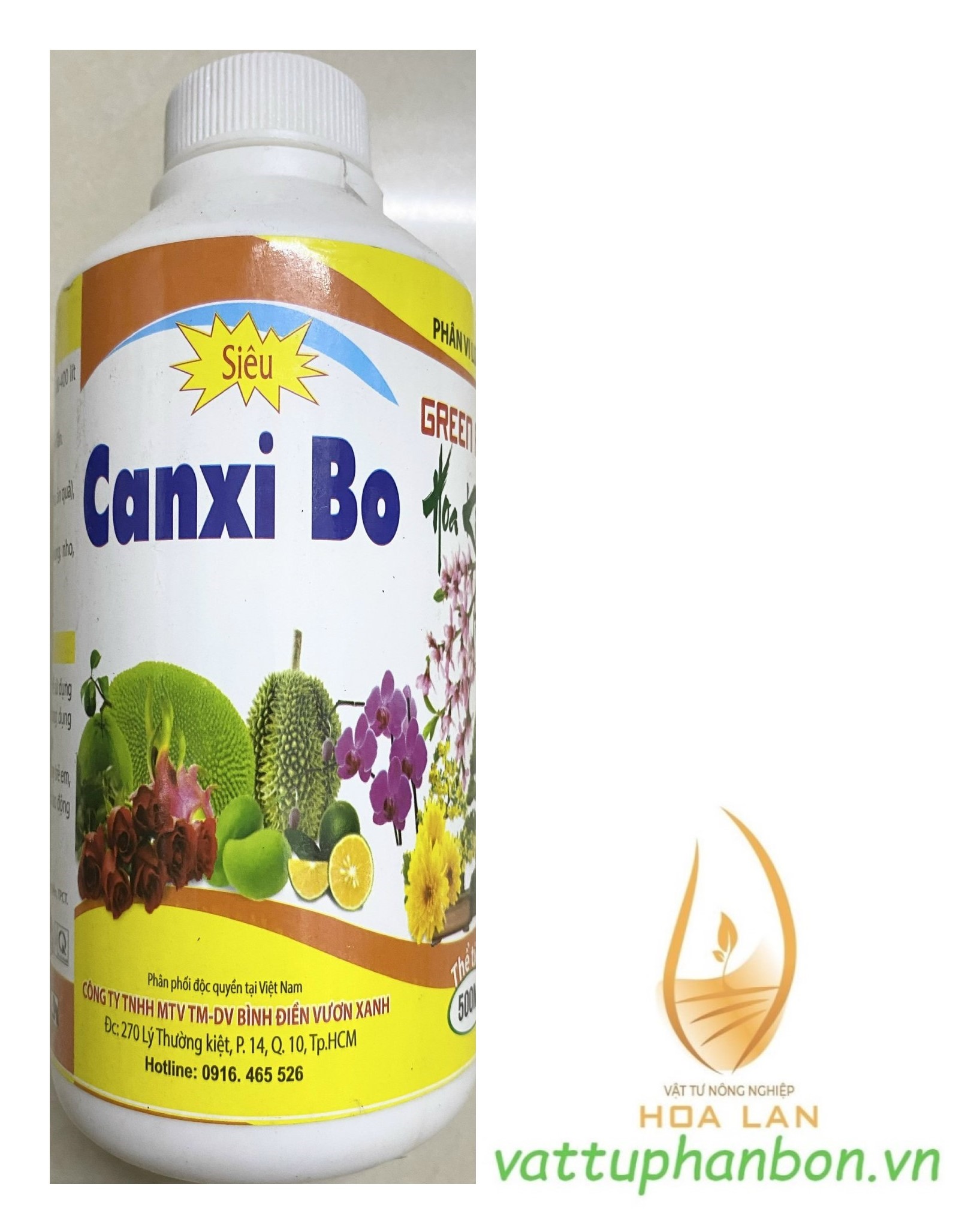 Phân bón chống rụng hoa - tăng đậu trái canxi bo - #518a# 500ml