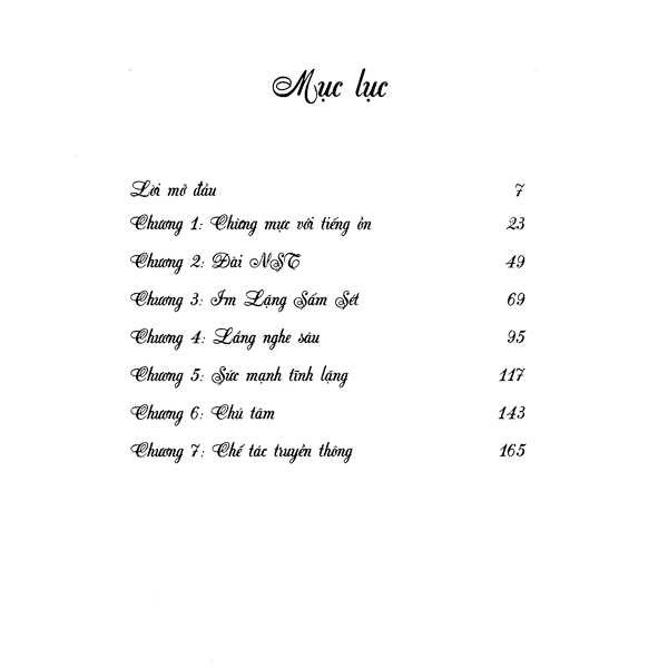 Sách - Tĩnh Lặng - Thích Nhất Hạnh