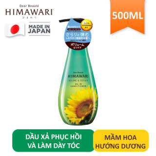 Dầu xả phục hồi tóc hư tổn và làm dày tóc Himawari 500ml chính hãng thumbnail