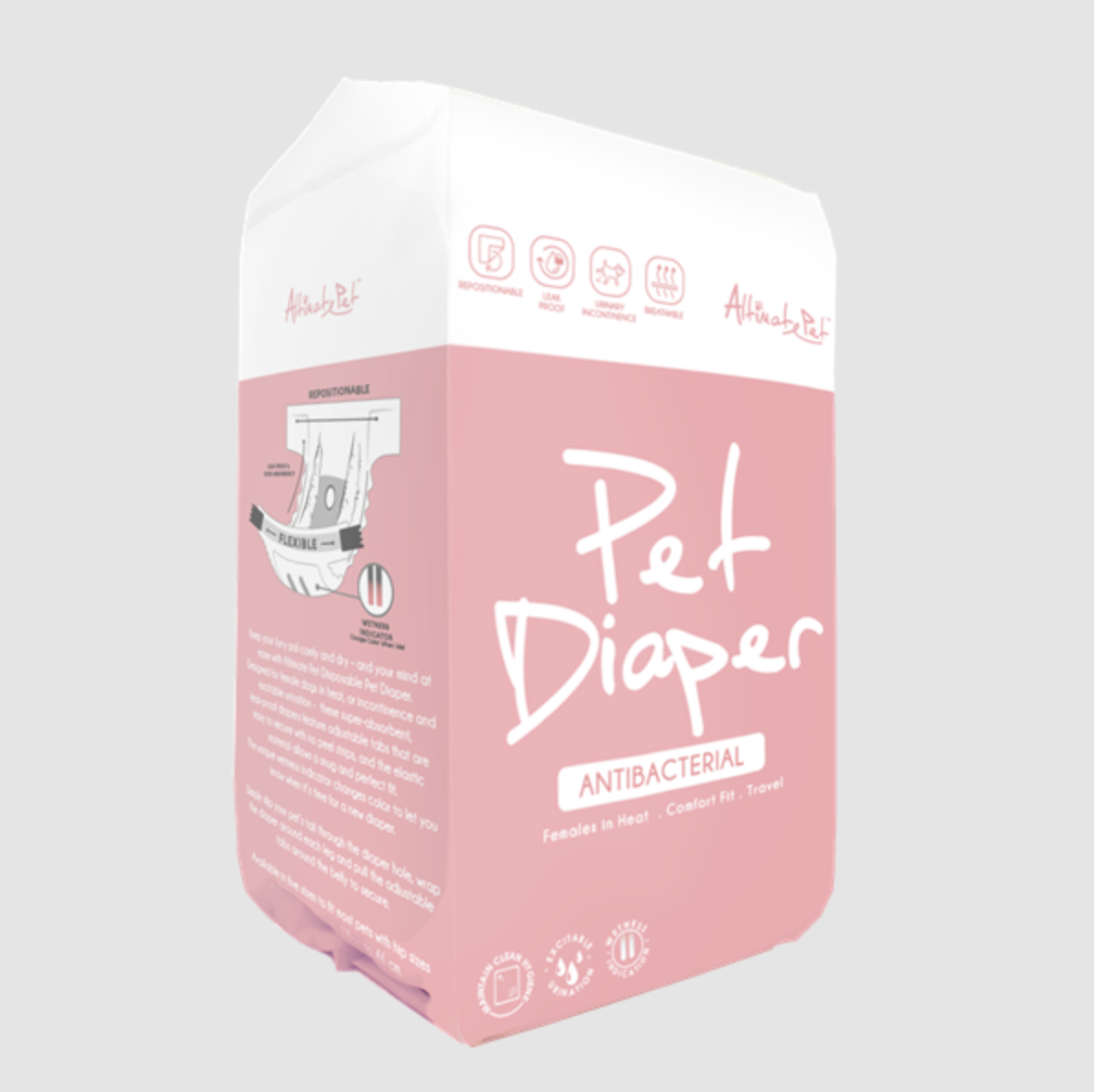 Tã quần Pet Diaper Antibacterial cho chó cái
