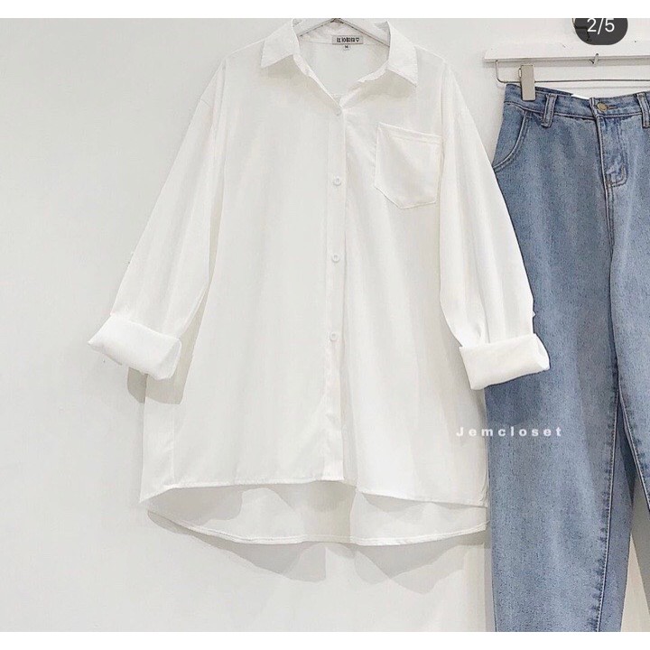 SET QUẦN BAGGY + SƠ MI 1 TÚI