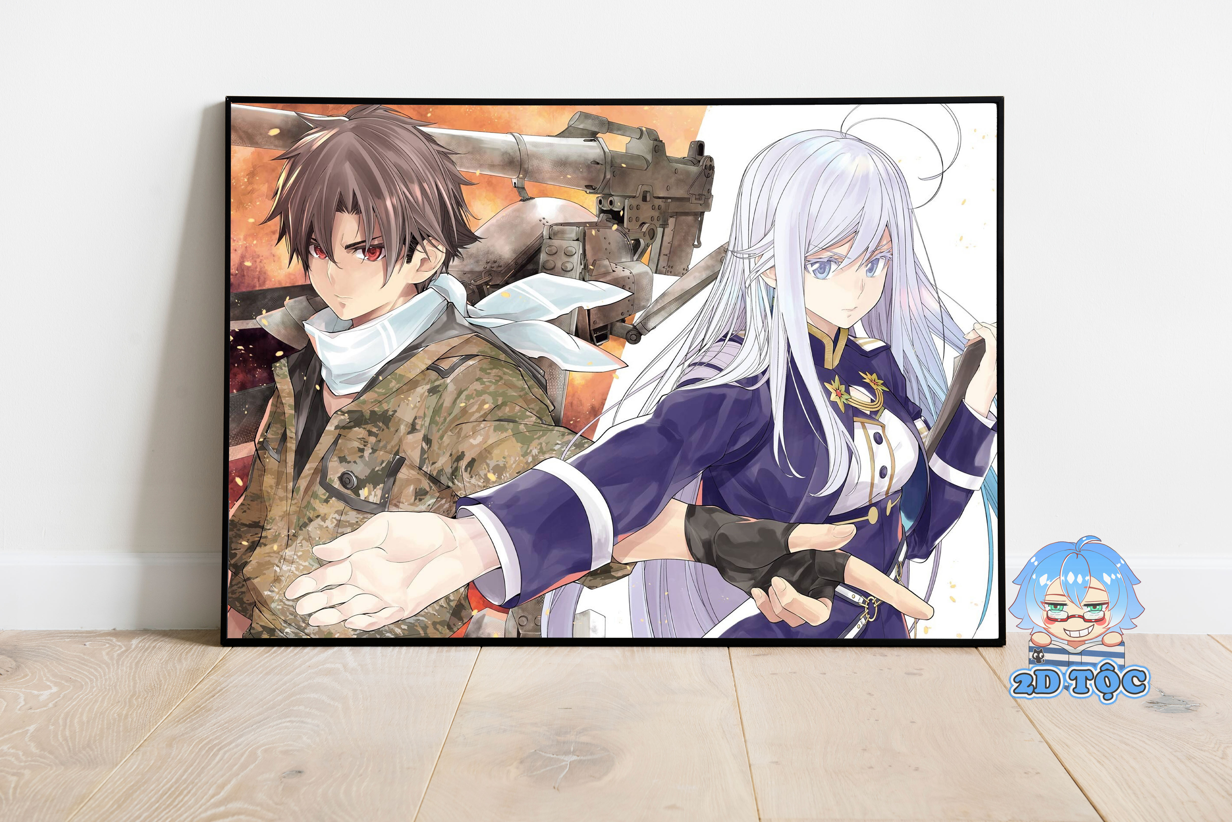 TRANH POSTER A3 LIGHT NOVEL 86 EIGHTY SIX (3) CHẤT LIỆU GIẤY CAO CẤP - 2D TỘC SHOP