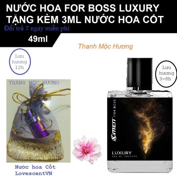 Nước hoa Xmen For Boss Luxury tặng kèm nước hoa Cốt 3ml Lưu hương 12h