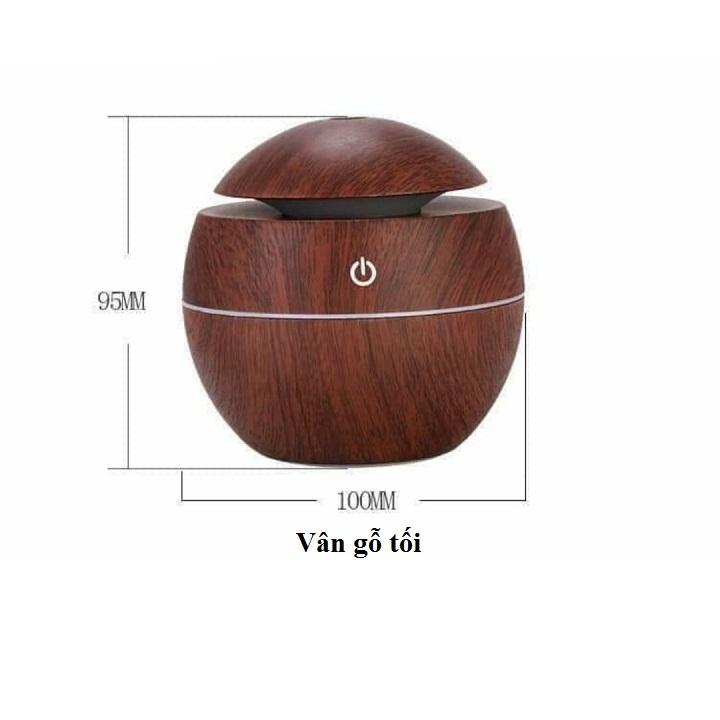 Máy xông tinh dầu màu vân gỗ mini