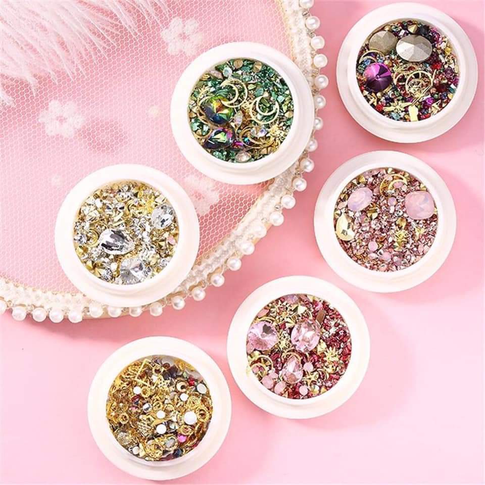 [HCM]Nail hạt đá lấp lánh trang trí móng tay - hạt đá lấp lánh trang trí móng