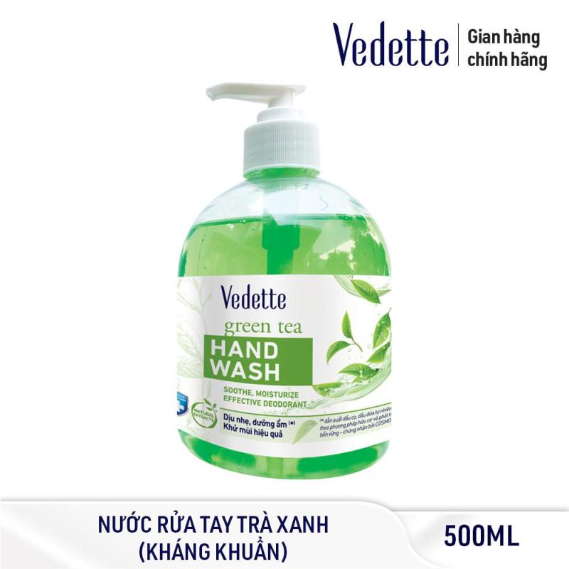 Nước rửa tay Vedette trà xanh 500ml