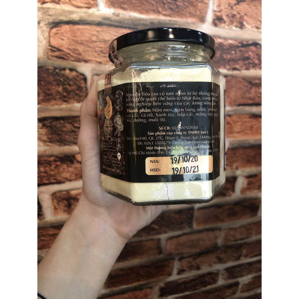 Bột Nêm Rau Củ Super Nutri Jan'S 250Gr - Leafhouse hcm