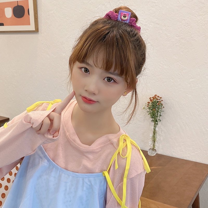 CỘT NHUNG MIX GẤU DÂU