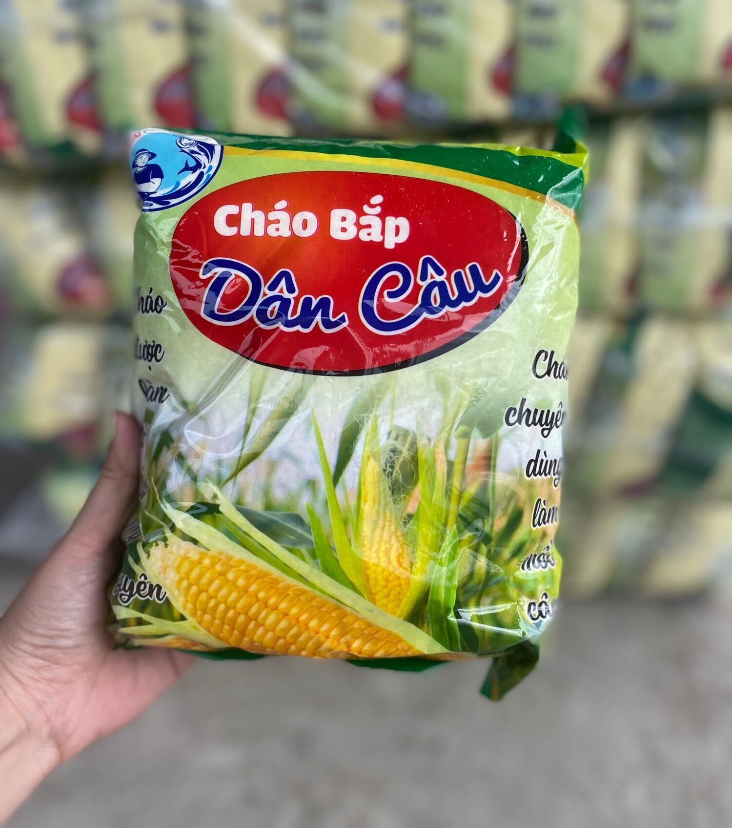 Cháo bắp dân câu - nguyên liệu ủ mồi câu cá tra