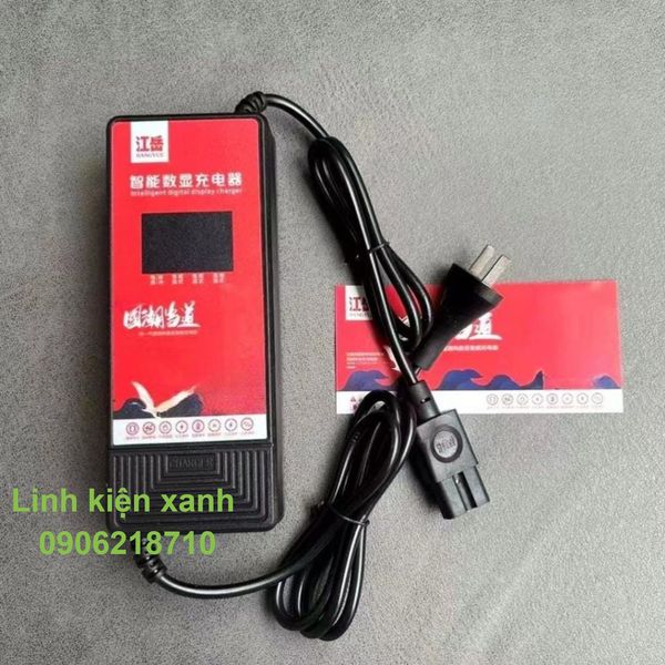 Sạc Xe Đạp Điện 48V Chống Phồng Bình (xe ninja, 133S, Pega, Zomer, Vespa... Xe 4 Bình Ắc Quy)