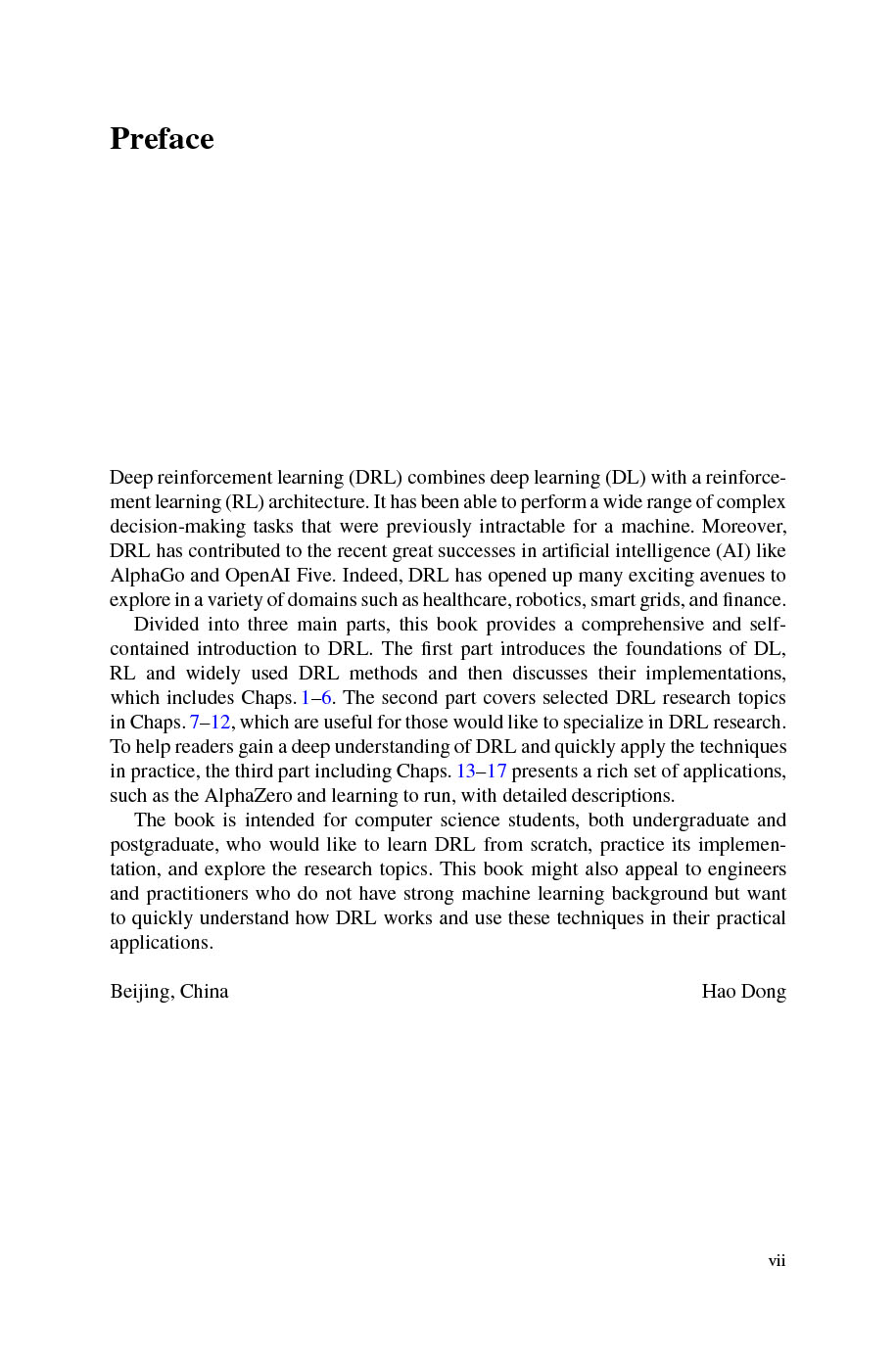 Deep Reinforcement Learning: Fundamentals, Research and Applications