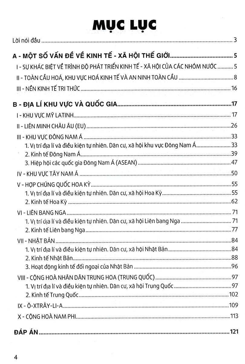 TRẮC NGHIỆM ĐỊA LÍ LỚP 11 (DÙNG CHUNG CHO CÁC BỘ SGK HIỆN HÀNH)