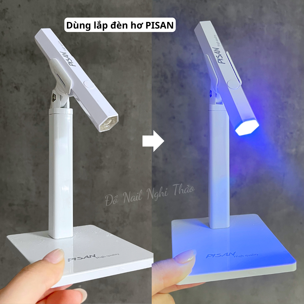 Chân đế kẹp đèn hơ móng mini PISAN Nghi Thảo