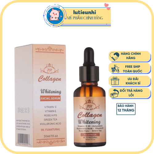 Serum dưỡng trắng da collagen plus vit E 701
