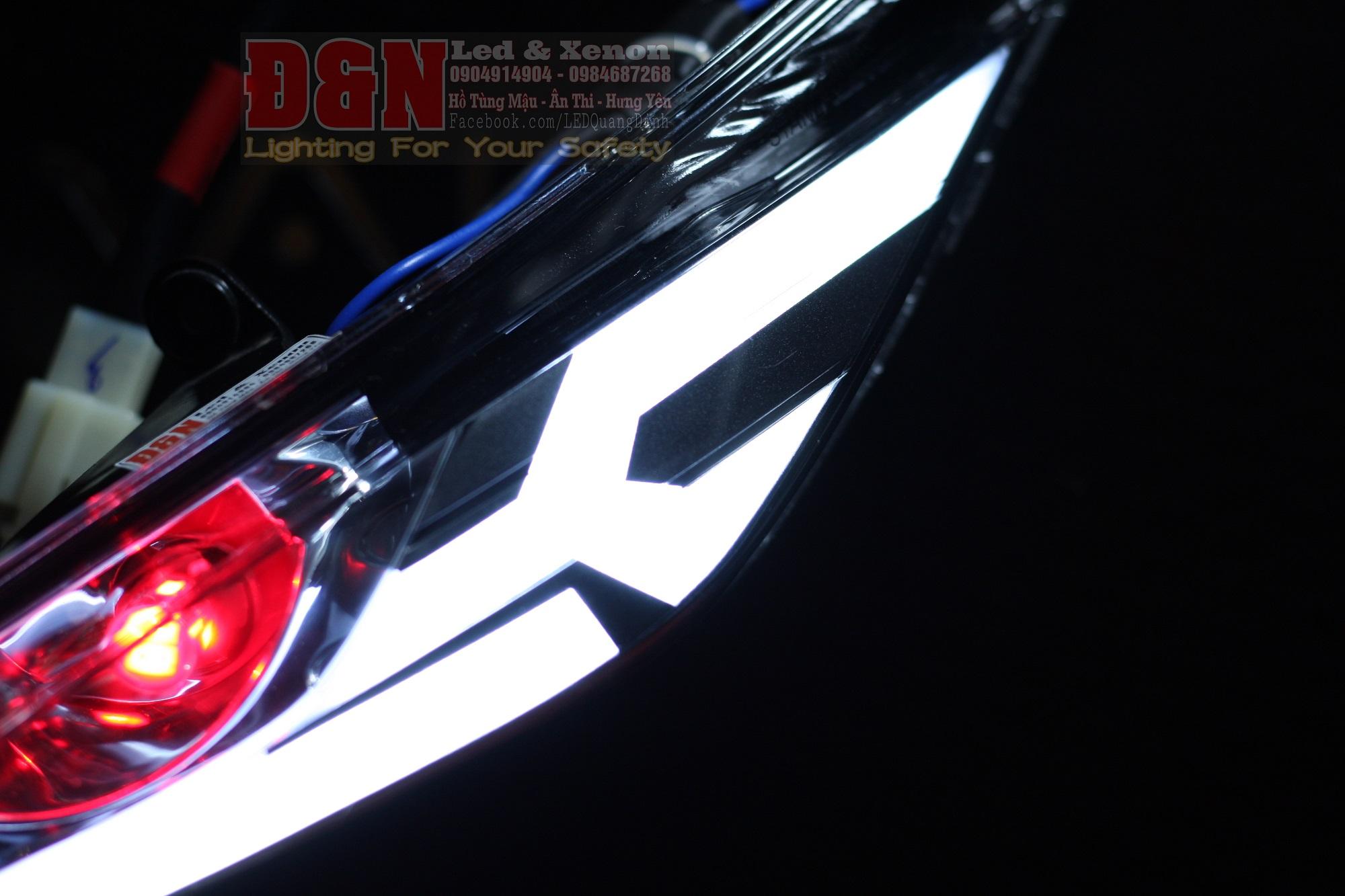 Exciter 135 LED Audi Mẫu Blade (Bao Gồm Cả Cụm Chóa Đèn)