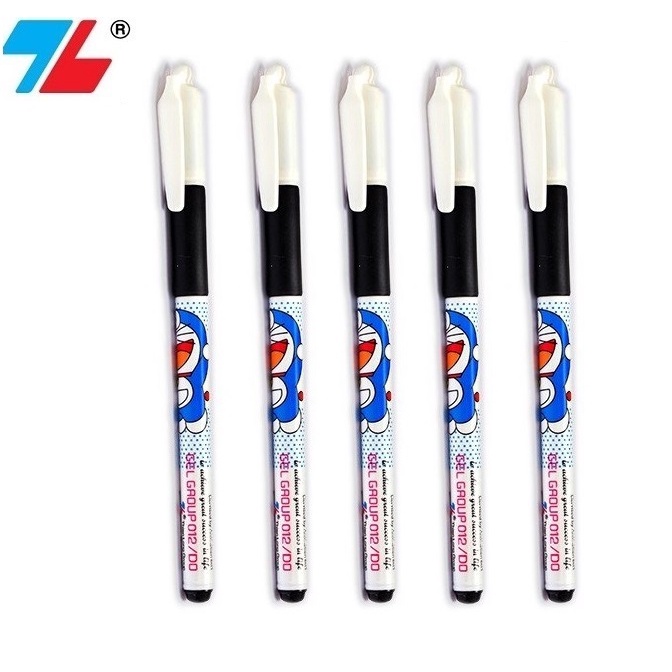 Bút gel nước thiên long gel-012/do - bút gel 012 doremon thay ruột gr04