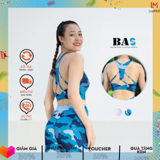 Áo bra nữ tập gym yoga aerobic BAS kiểu dáng croptop thể thao năng động (Kèm mút) - AB30026 thumbnail