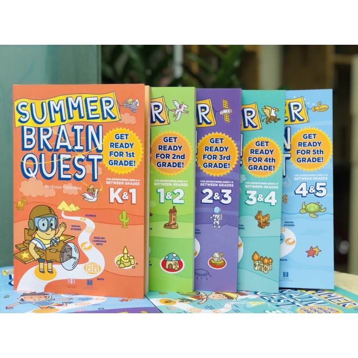 Sách Summer Brain Quest( Bộ 5 Cuốn, 5…