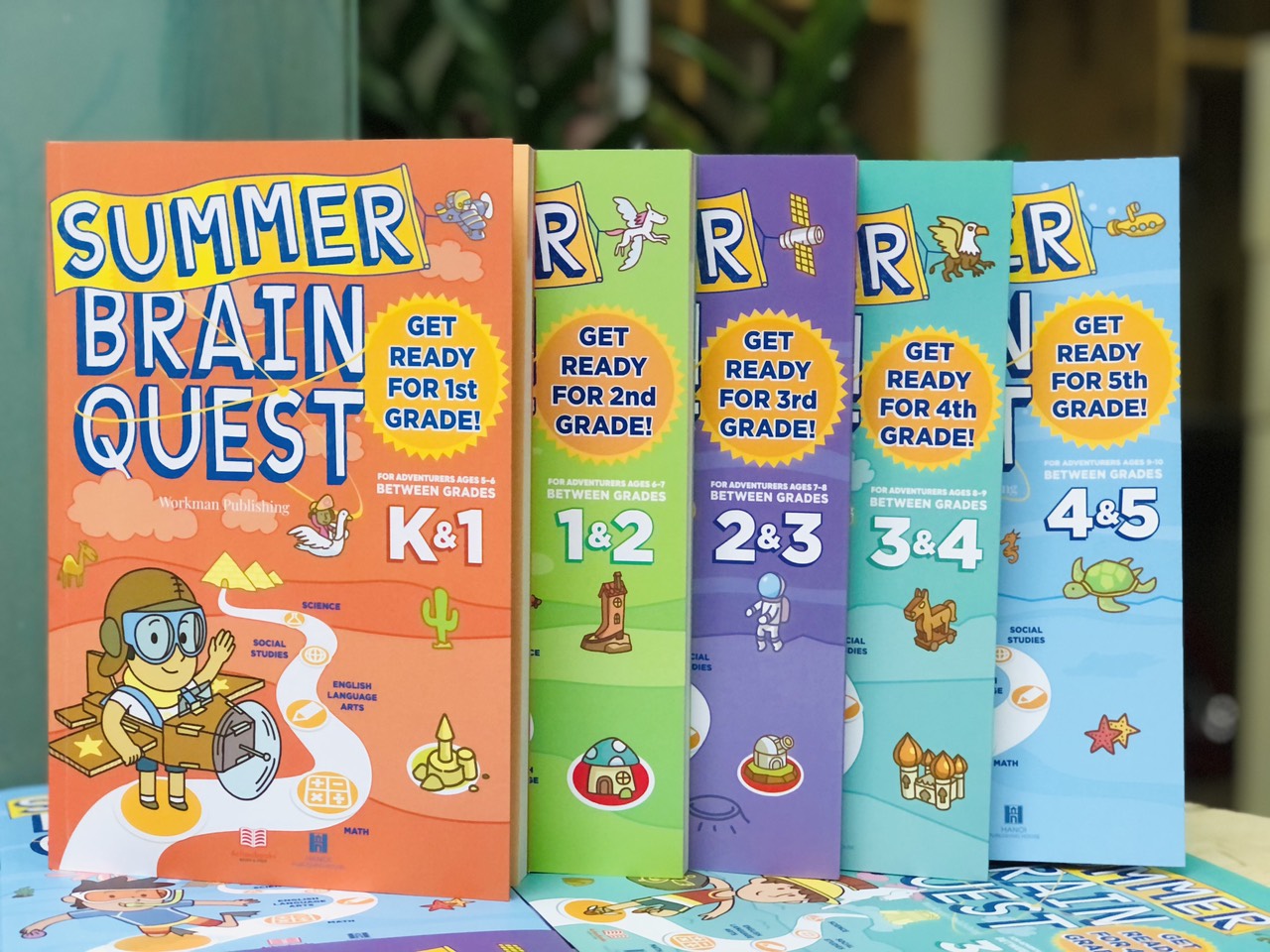 Sách Summer Brain Quest( Bộ 5 Cuốn, 5 -12 Tuổi ) - Nhà Sách Á Châu Books
