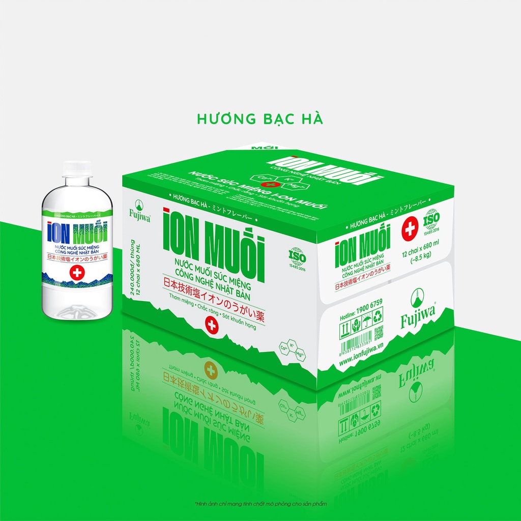 Nước súc miệng Ion Muối 300ml Fujiwa