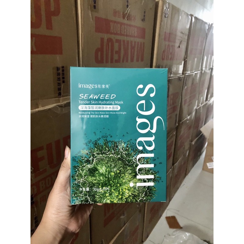 [HCM]MẶT NẠ TẢO BIỂN HỘP 10 MIẾNG