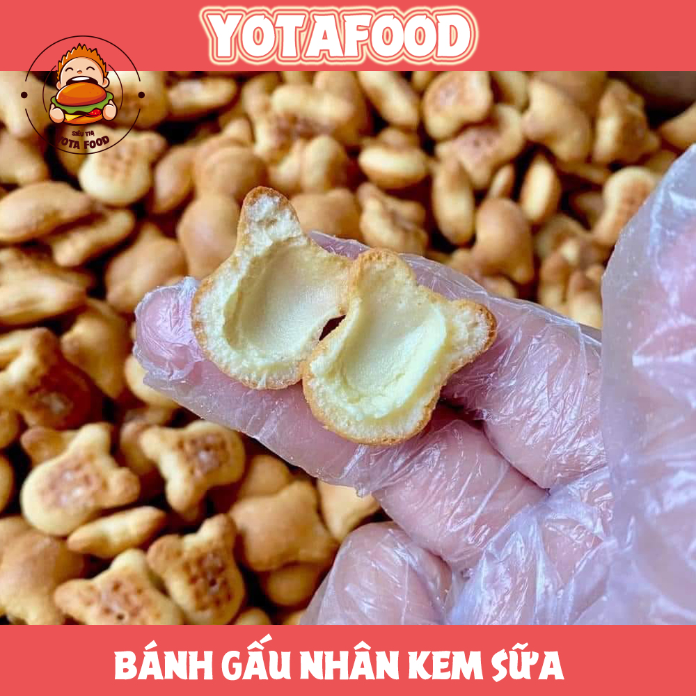 Bánh gấu nhân kem sữa ( Thơm ngon – béo ngậy ) | Yotafood