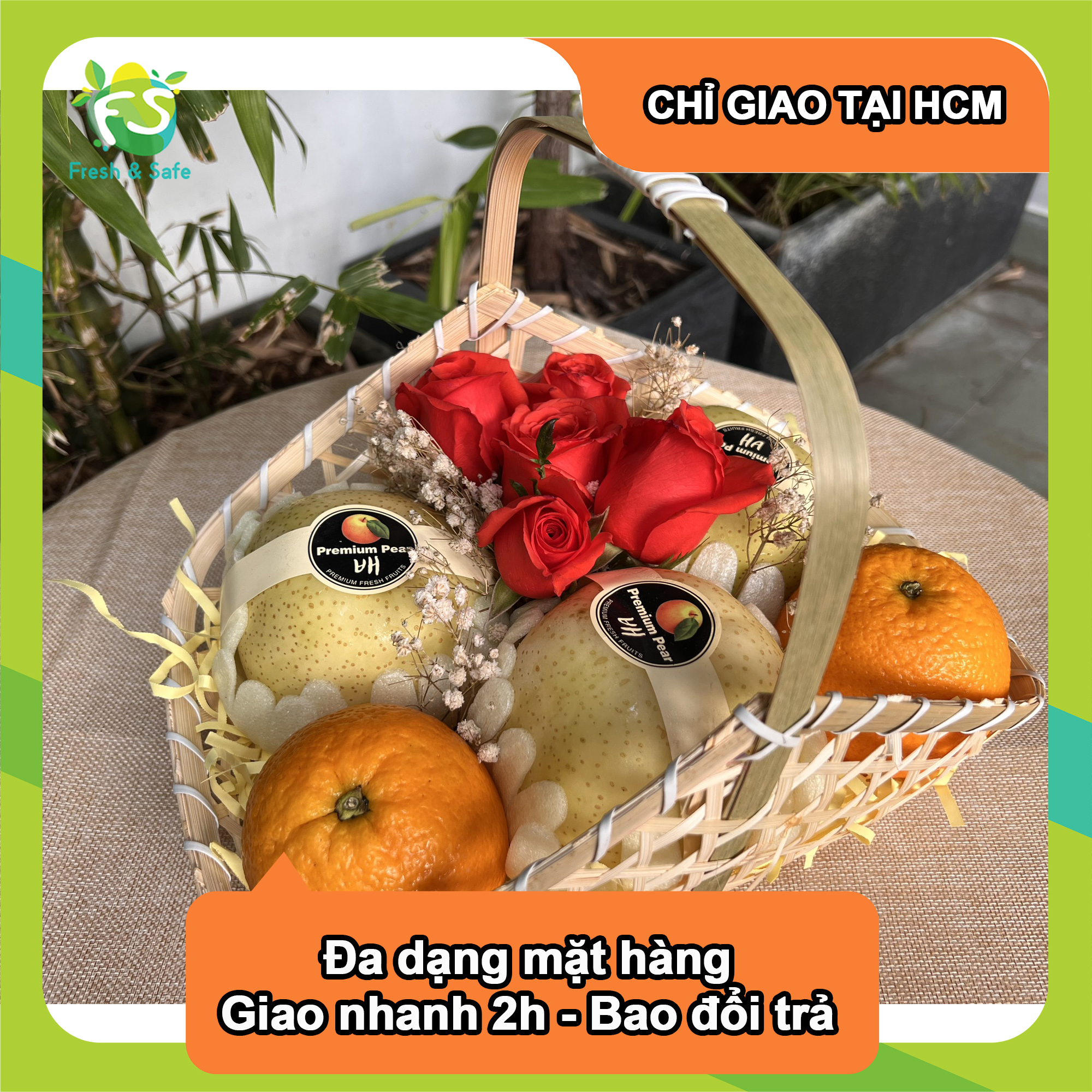 [Chỉ Giao HCM] Giỏ Quà Trái Cây - G2