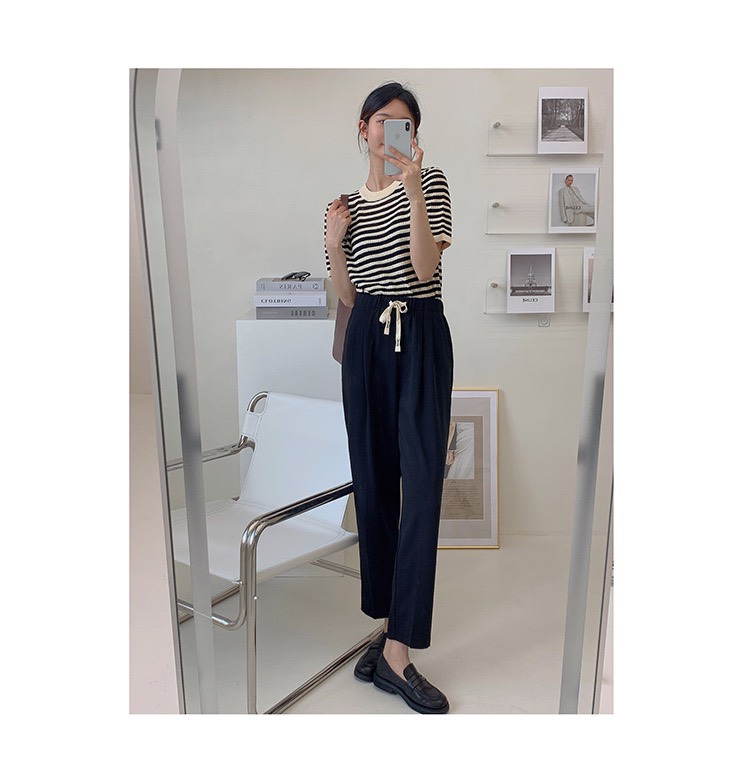 [25-27/4 Hoàn tiền 15%]Quần Baggy nữ lưng chun vải ruby mềm mịn mát m836