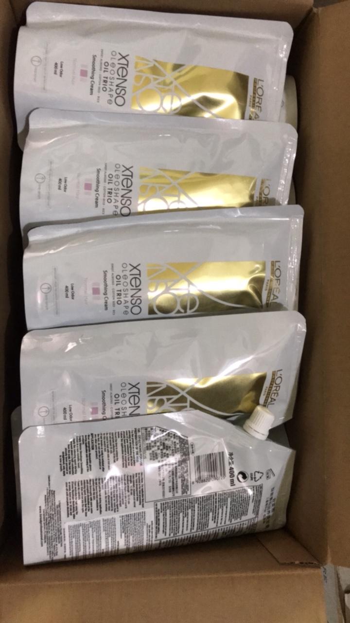 [HCM]THUỐC UỐN NÓNG SETTING LOREAL X-TENSO OLEOSHAPE MẪU MỚI 400ML X 2