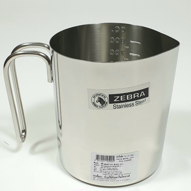 Ca Inox  Đong Thể Tích Zebra 112590-800ml