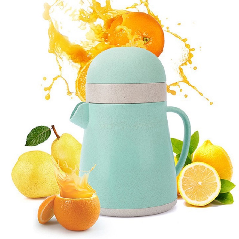 Dụng cụ vắt ép trái cây đa năng có tay cầm, vắt cam lúa mạch có tay cầm, máy vắt cam cầm tay thông minh, bình vắt cam, máy ép trái cây bằng tay