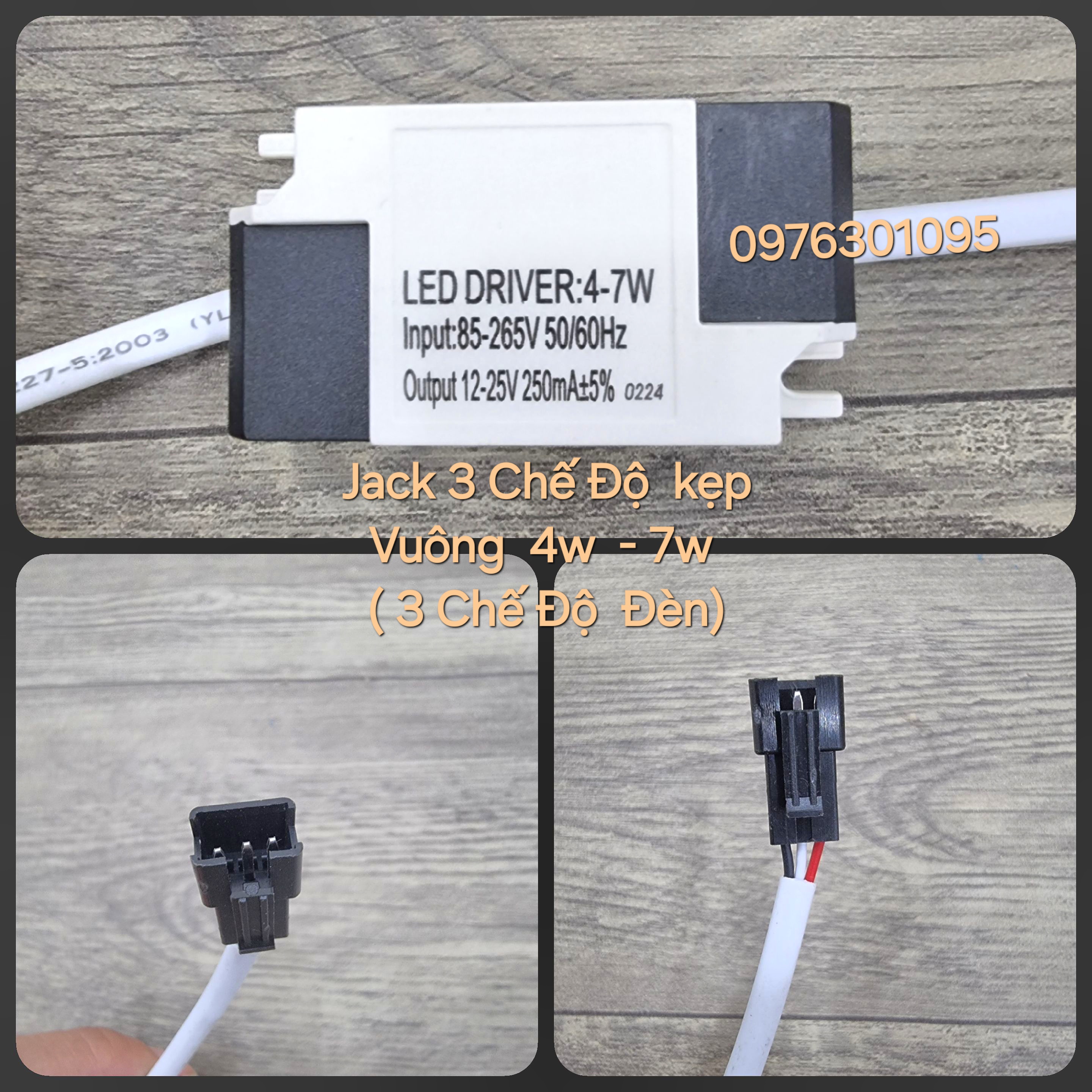 [Combo] 5 Tăng Phô 3 Chế Độ 4W-7W