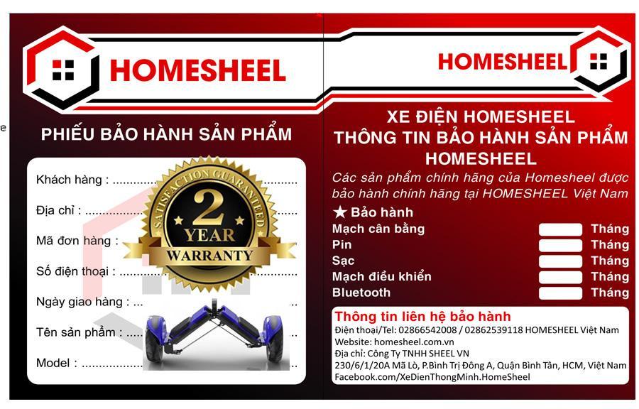 XE ĐIỆN CÂN BẰNG HOMESHEEL F2