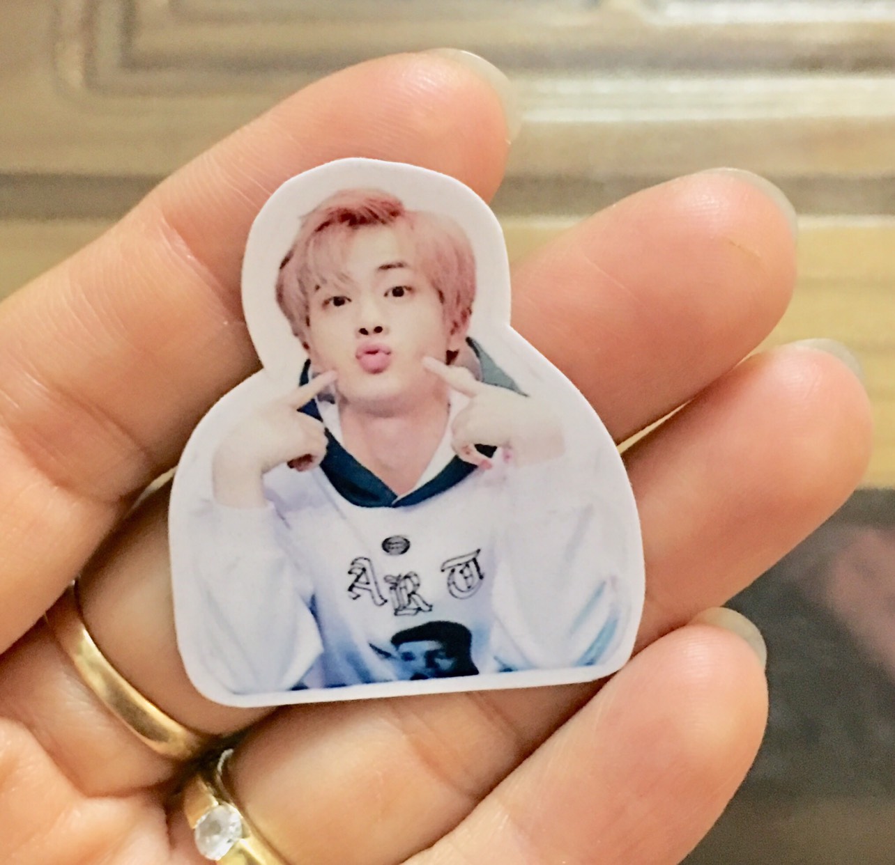 STICKER BTS JIN COMBO 30 CÁI ẢNH
