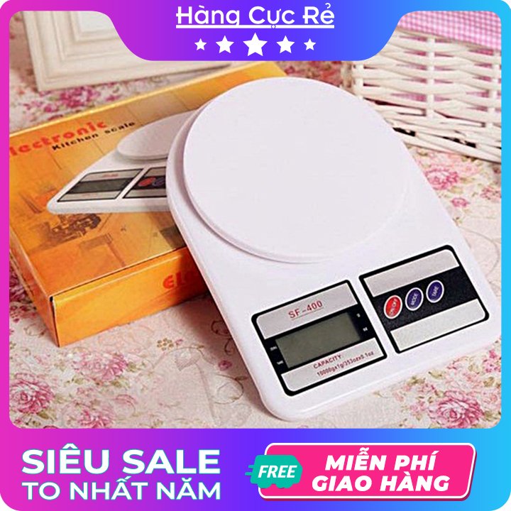Cân điện tử để bàn 7kg tiện dụng, chính xác đến từng gram + Tặng kèm 2 pin, giúp nấu ăn, đi chợ, buôn bán rất tiện lợi - Shop Hàng Cực Rẻ