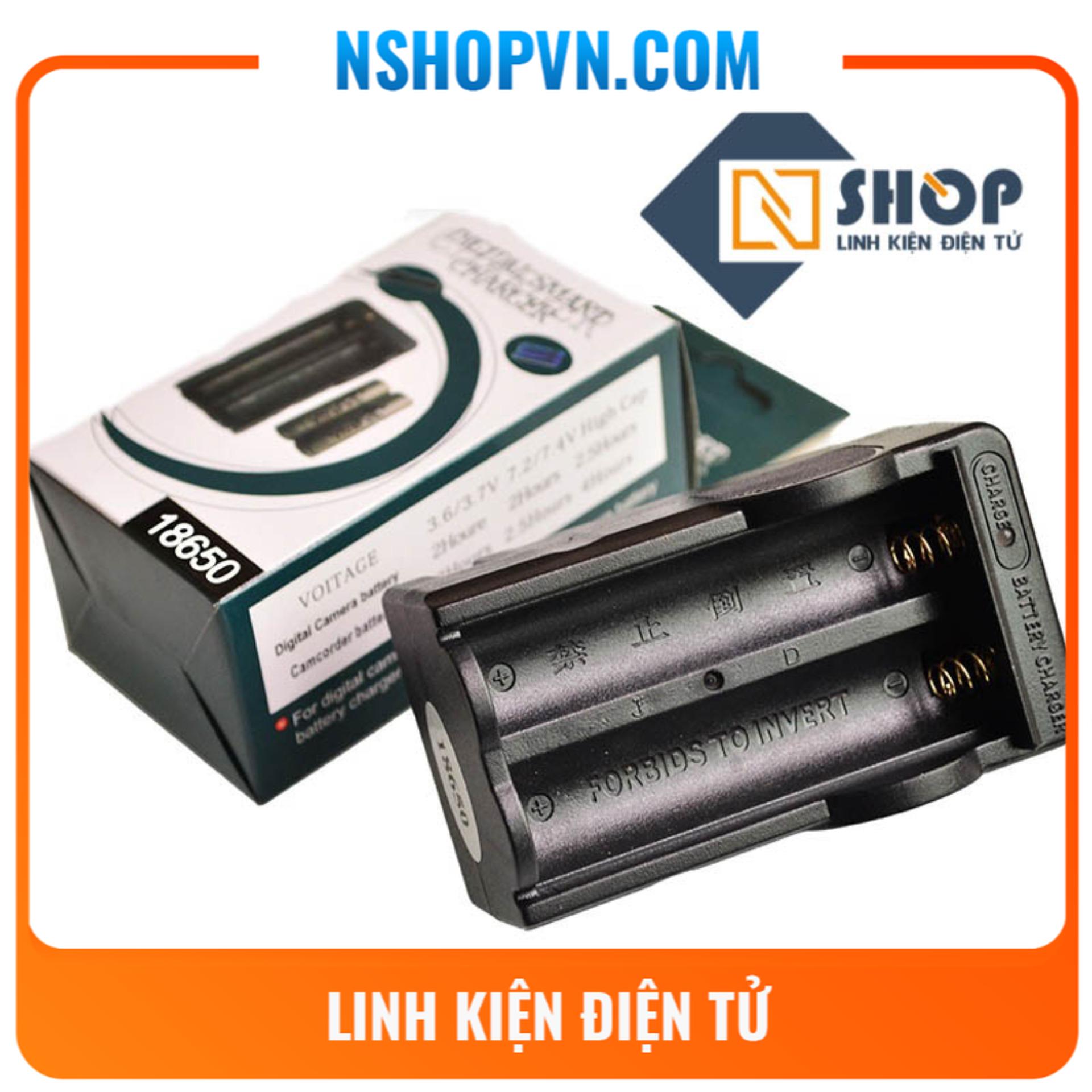 Bộ sạc 2 pin 18650