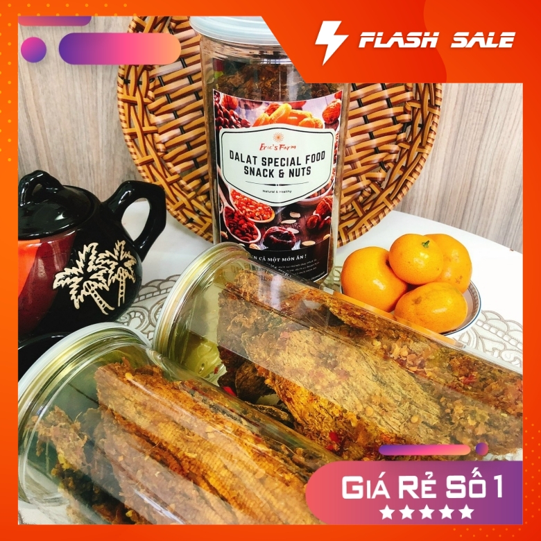 KHÔ BÒ MIẾNG CAO CẤP 300G [BÒ THẬT 100%] - SIÊU NGON