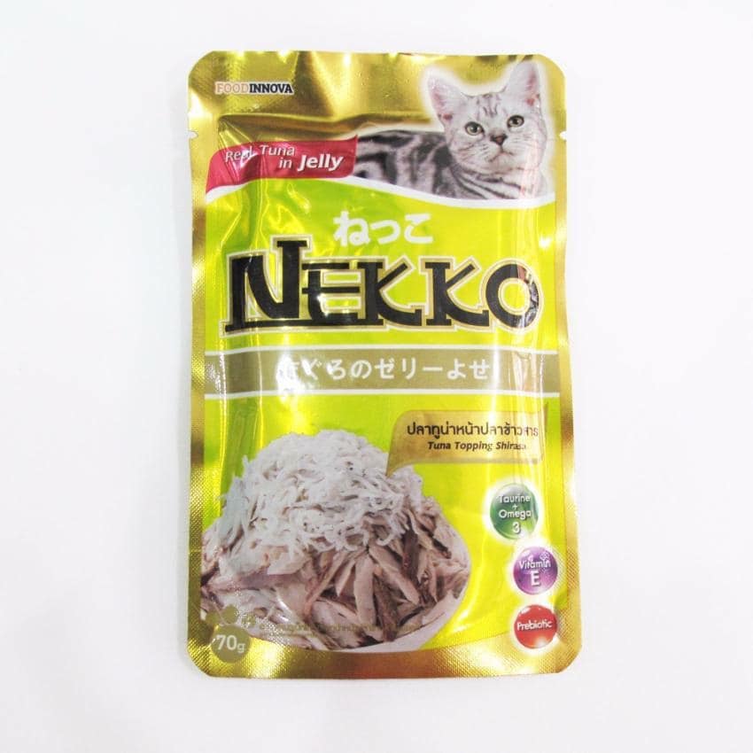 [Pate mèo] Pate Nekko dạng gói cho mèo 70gr - Hakii
