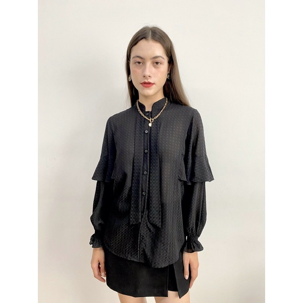 Áo sơ mi nữ SATHY tiểu thư cao cấp (BEEZY)