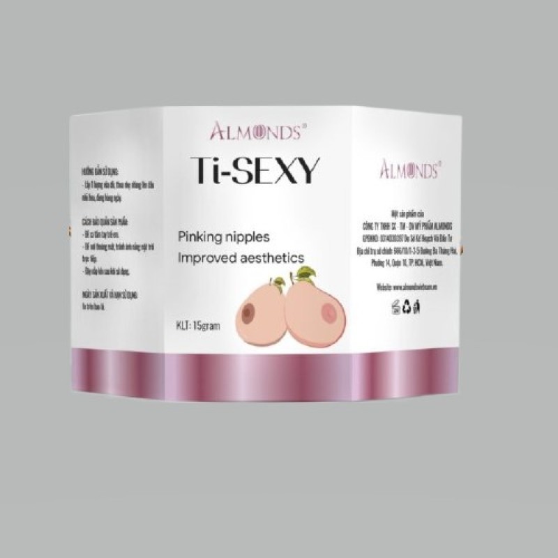 [HCM]Kem làm hồng nhũ hoa Almonds TI-SEXY 15g nhập khẩu