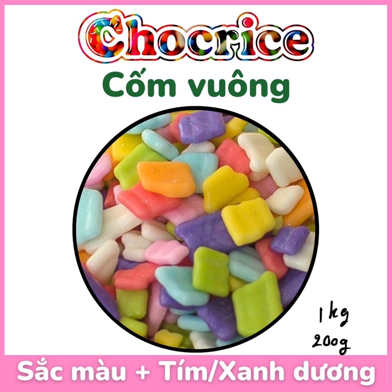 CỐM NHIỀU MÀU TRANG TRÍ BÁNH ( triết 100gr-250gr)