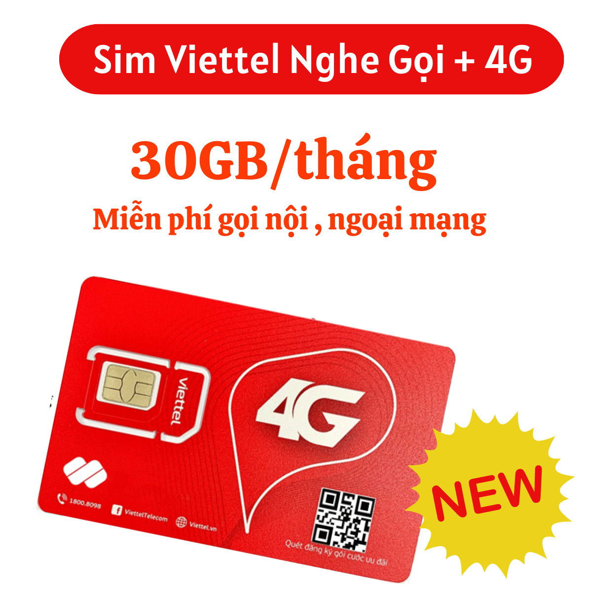 Sim 4g vào mạng viettel v90b , ưu đãi data 30gb/1 tháng - nghe gọi free nội mạng - 30 phút ngoại mạng , bảo hành 1 đổi 1 freeship - chưa kích hoạt