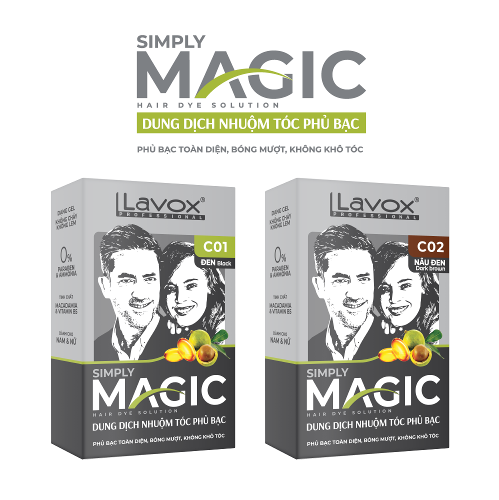 Nhuộm Tóc Phủ Bạc Magic Lavox