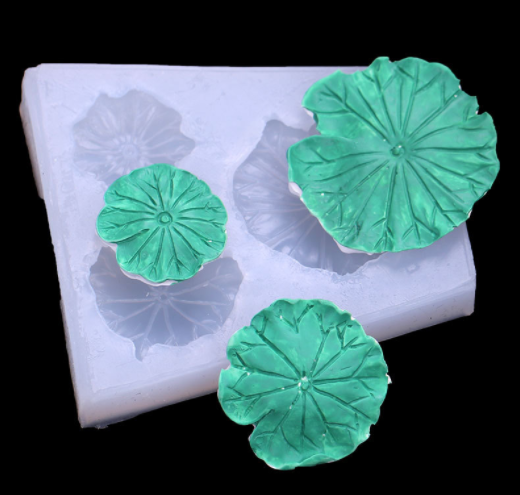 Khuôn silicon rau câu lá sen nhỏ