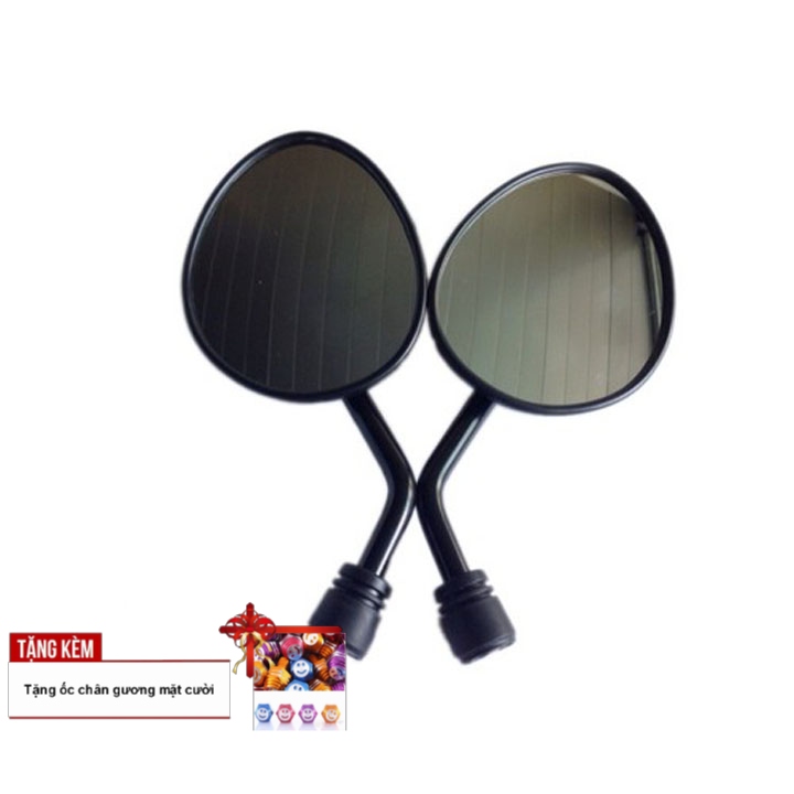 [QUÁ CHẤT] 2 Gương chiếu hậu tròn OSAKAR chân 8mm với chất liệu nhựa bền đẹp dành cho mọi loại xe máy G293 - TẶNG THÊM ỐC CHÂN GƯƠNG CHO BẠN
