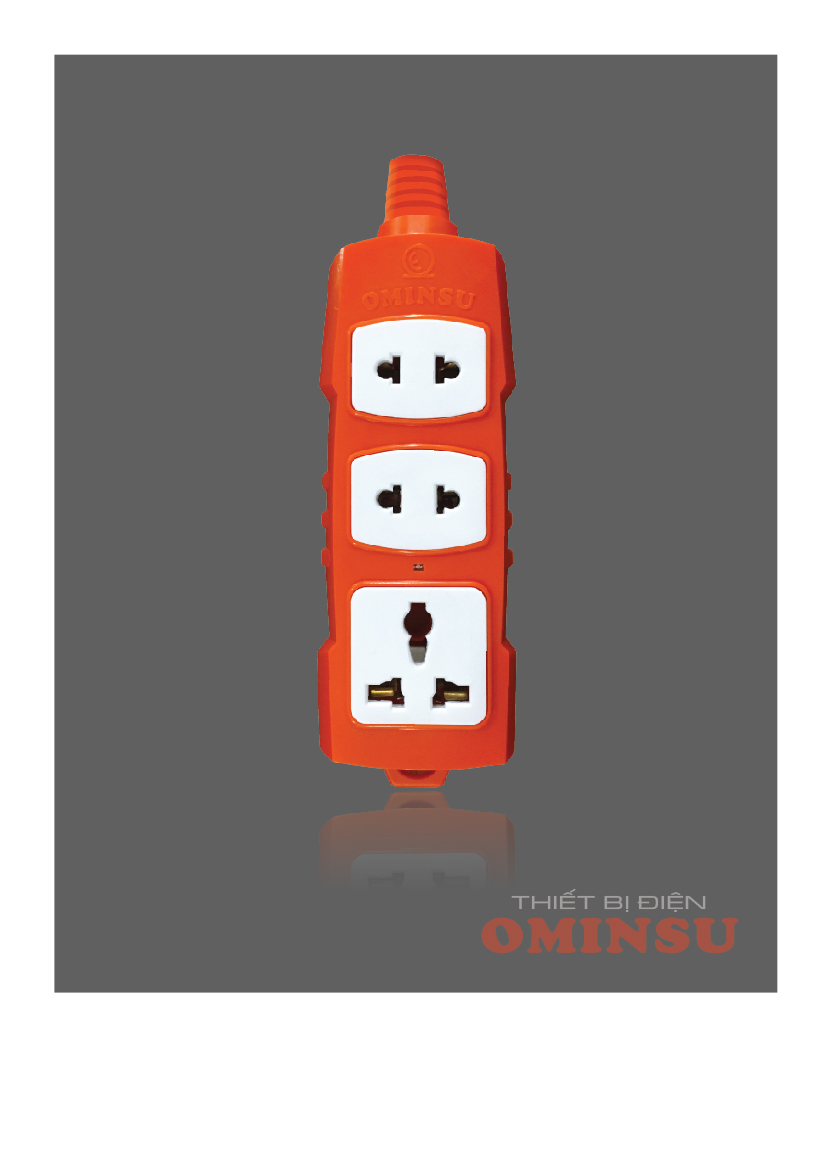 Ổ cắm siêu chịu tải ominsu 6500w- k6500c không dây