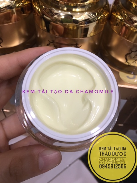 Kem tái tạo da Chamomile (Da k đều màu,Nám,Mụn,lỗ chân lông to,....)